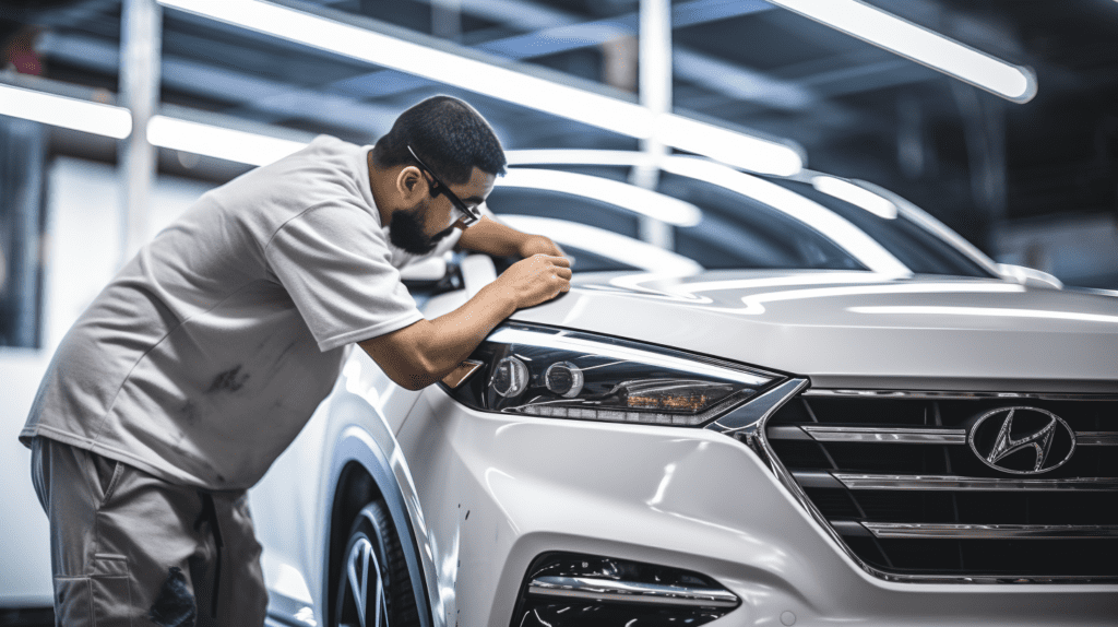Hyundai Tucson auto body Repair