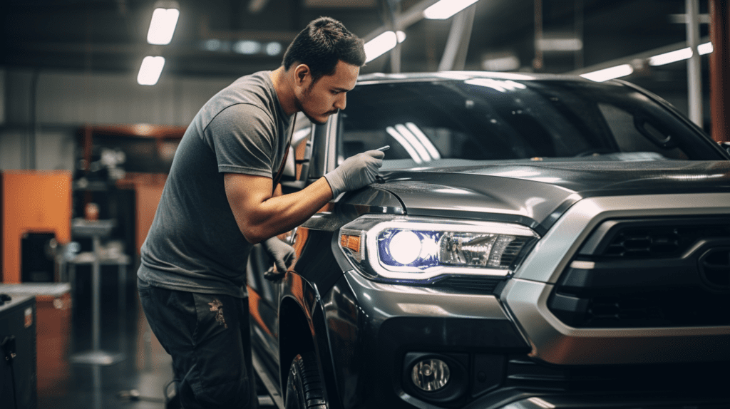 Toyota Tacoma auto body shop