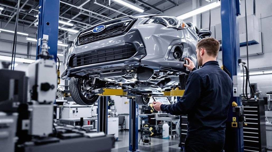 subaru collision repair process